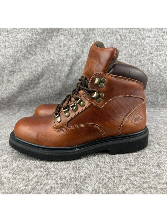 ✅Men\'s 8M WORX by RED WING 5442 6 D-Ring Waterproof EH Safety Toe Work Boots NOS main image 8